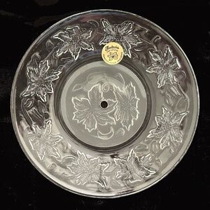 Princess House Fantasia Crystal 6 inch Dish From Two-Tiered Tidbit Tray